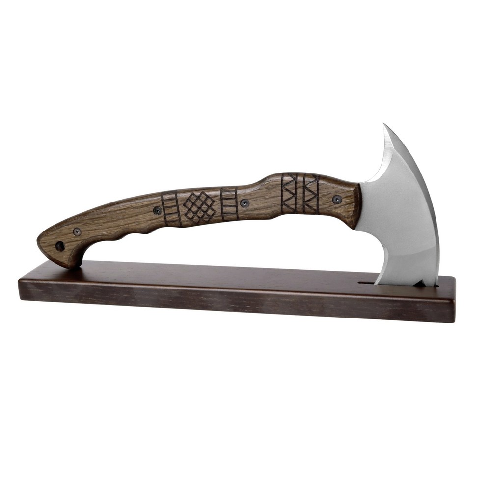 Tomahawk Axe Throwing Hatchet Tactical Tool with Oak wood Handle Optional Sheath