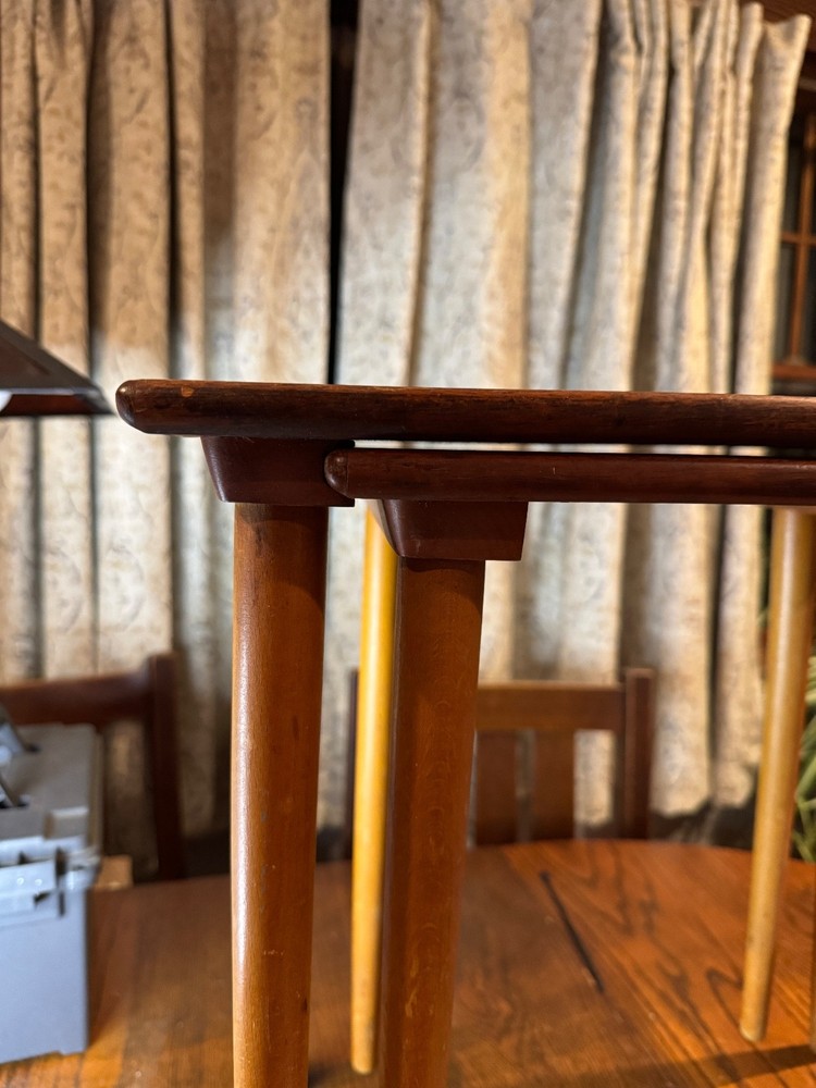 Mid Century Danish Modern Danish Nesting Stacking Tables