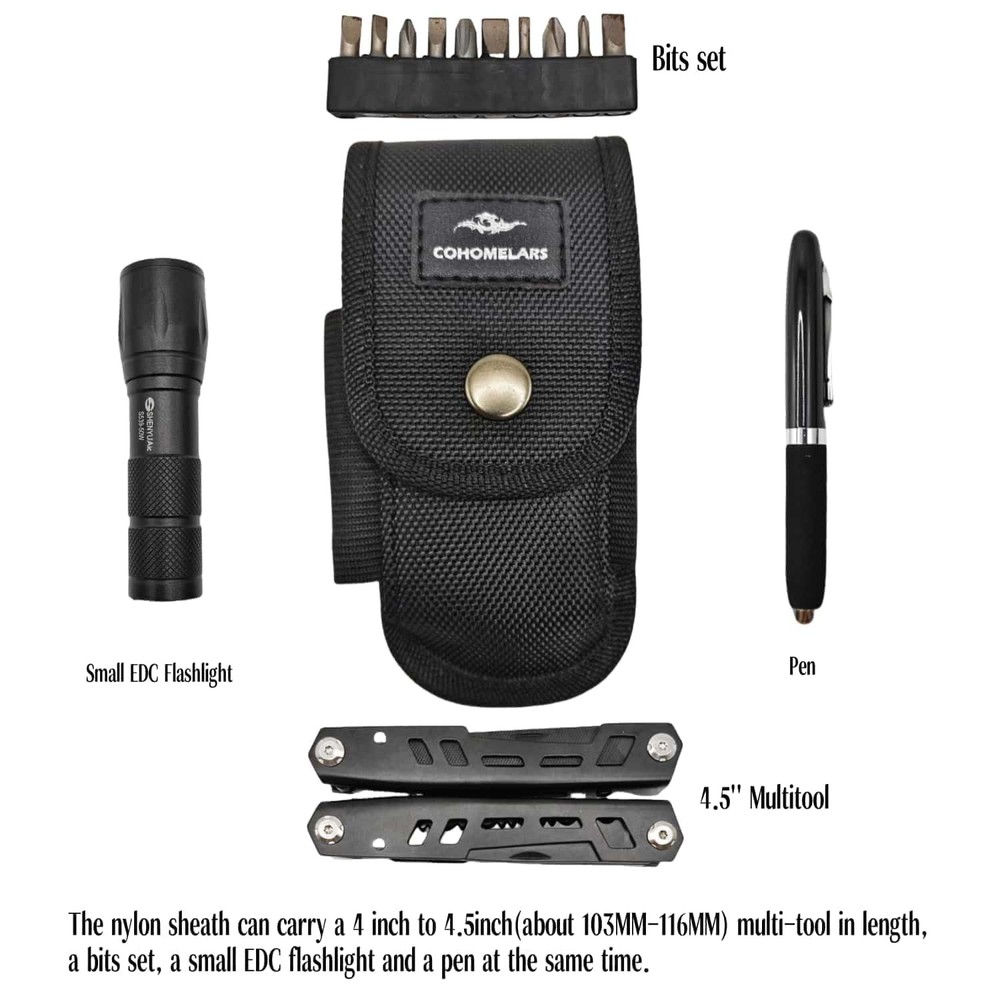 Multitool Sheath for 4.25‘’- 4.5'' Multitools - Belt Holster - EDC...