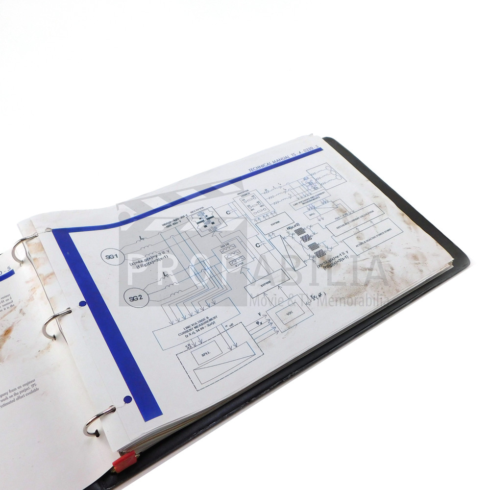 THE 100 Nuclear Facility Binder Original Prop (01010-2968)