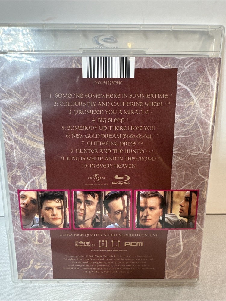 Simple Minds New Gold Dream Blu-ray Pre-owned