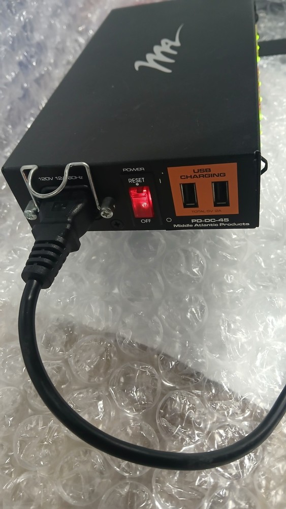 L•Middle Atlantic PD-DC-45 | 45 Watt Compact DC Power Distribution System