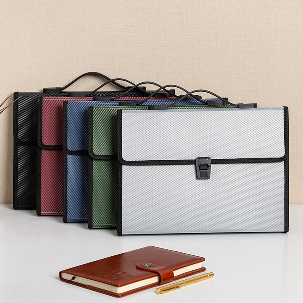 Folding File Folder Organizer Extended with According for A4 size Documents╏