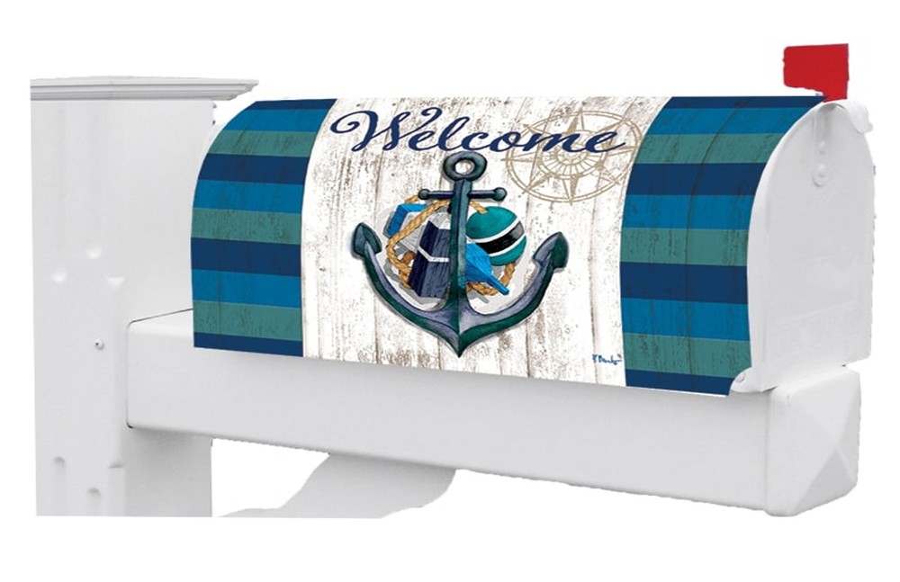 Anchor Buoys Mailbox Cover