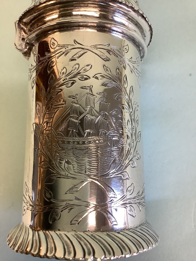 Dutch Silver .813-.835 Sugar Caster for Export 6”H