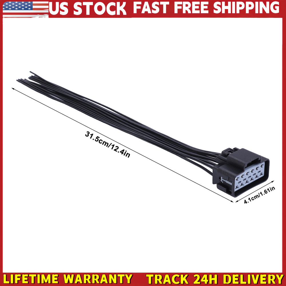 FOR WPT928 Heated Seat Module Element Connector Wire Harness 12 Leads