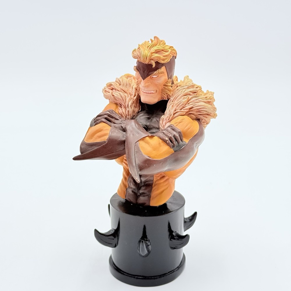 Bowen Designs Marvel Sabertooth Mini Bust Figurine 6” Tall IN BOX