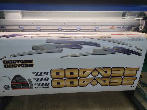 SEADOO GTI LE 2003 Graphics / Decal / Sticker Kit GOLD / PURPLE