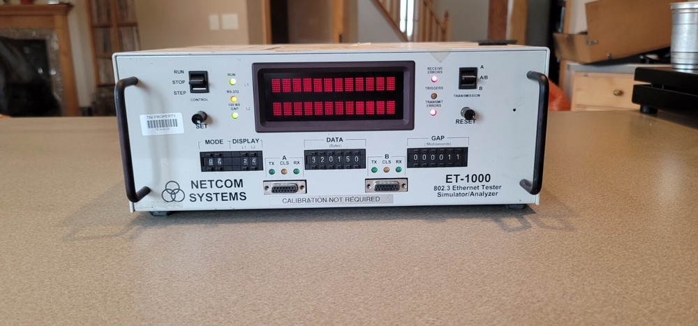 Netcom Systems ET-1000 802.3 Ethernet Tester Simulator/analyzer