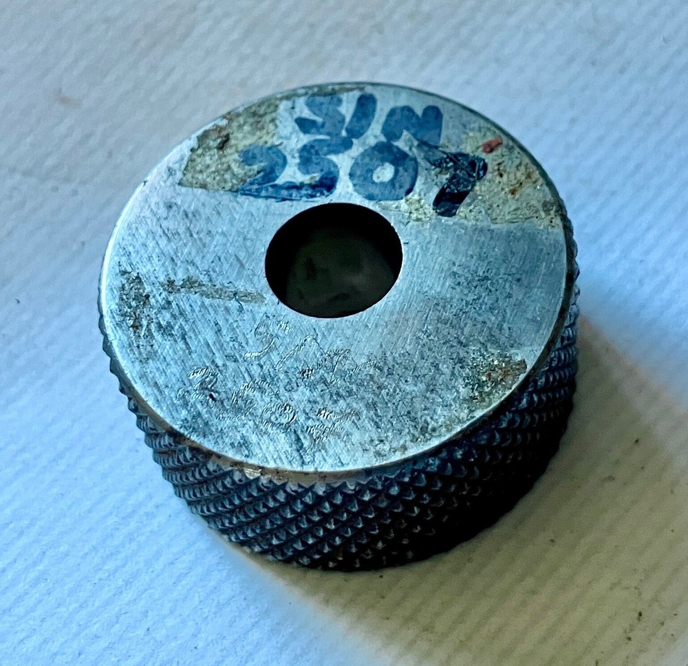 .3593 PLAIN BORE RING GAGE 23/64