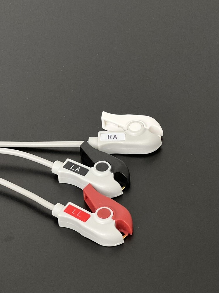 Nihon Kohden BSM Life Scope ECG Cable 3 Leads Grabber Compatible-Same Day Ship