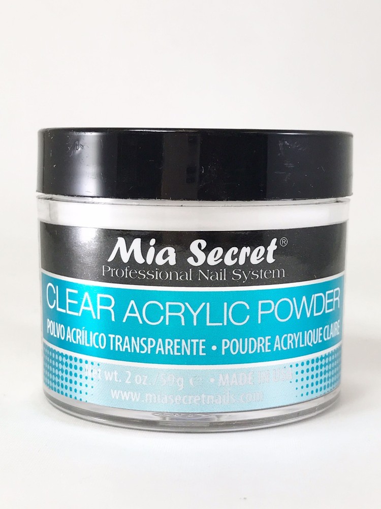 Mia Secret Clear Acrylic Powder 2 oz