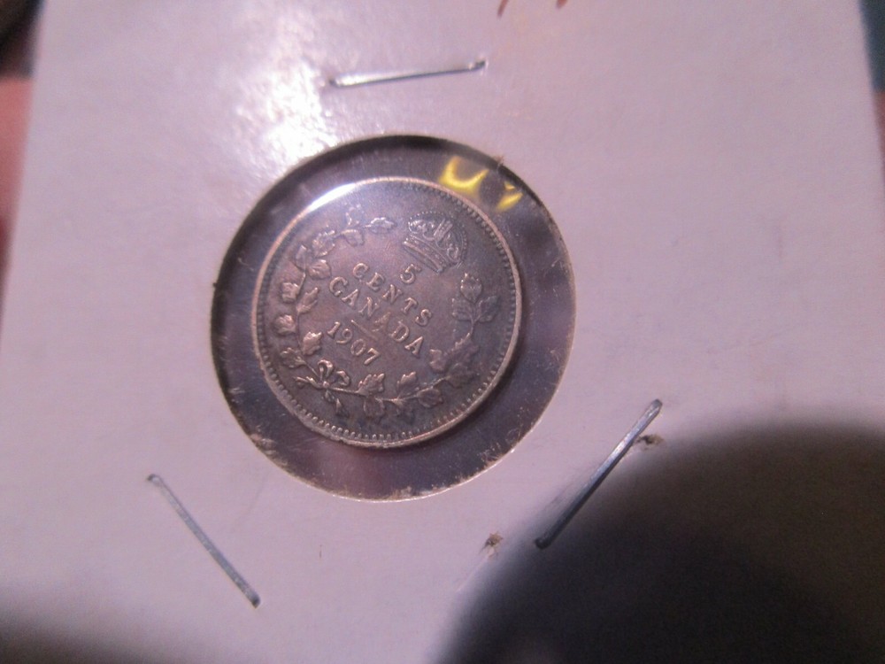 Canada - 1907 Silver 5 Cent - Edward VII - 10252103