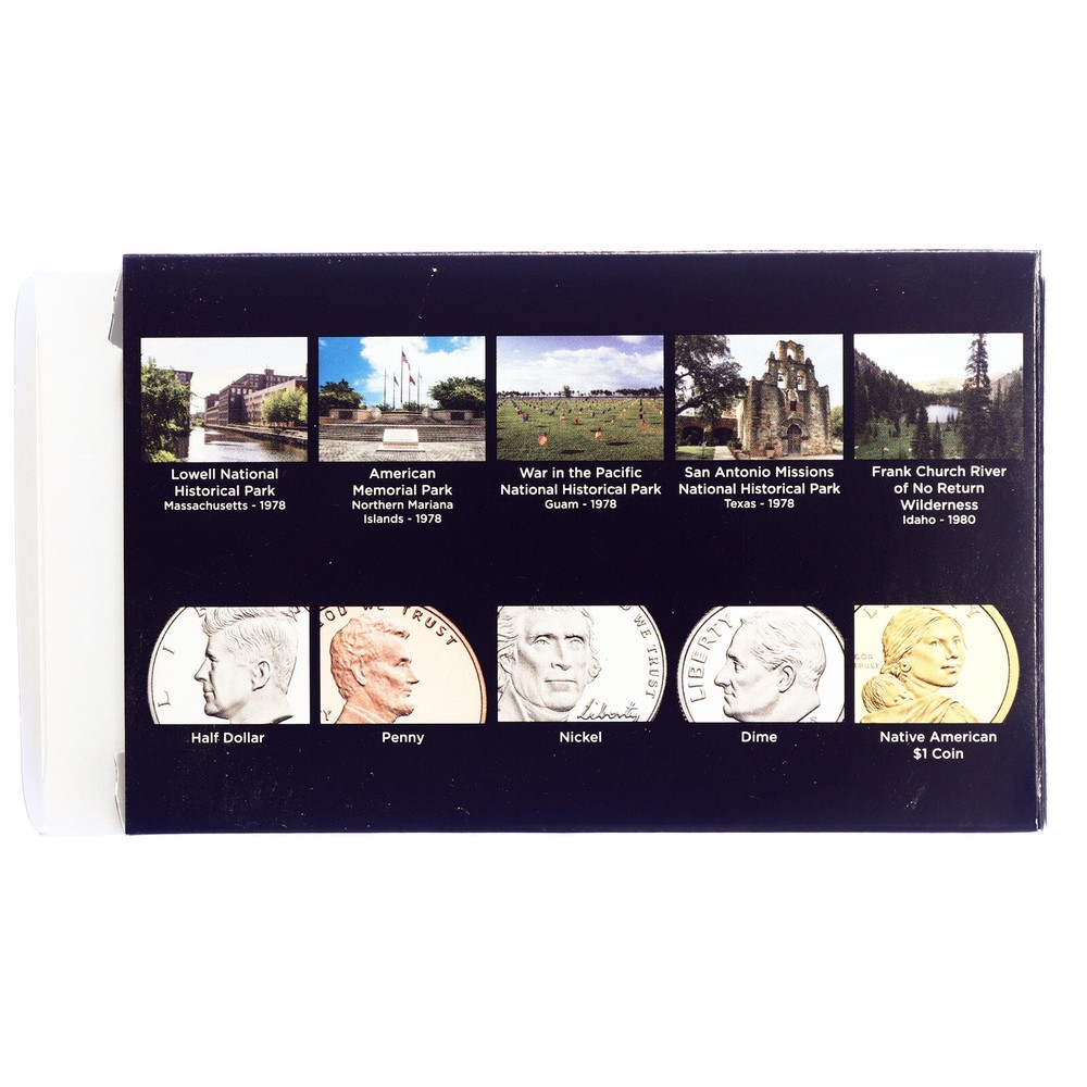 Empty Packaging Replacement Silver Proof Set Box & COA No Coins 2019