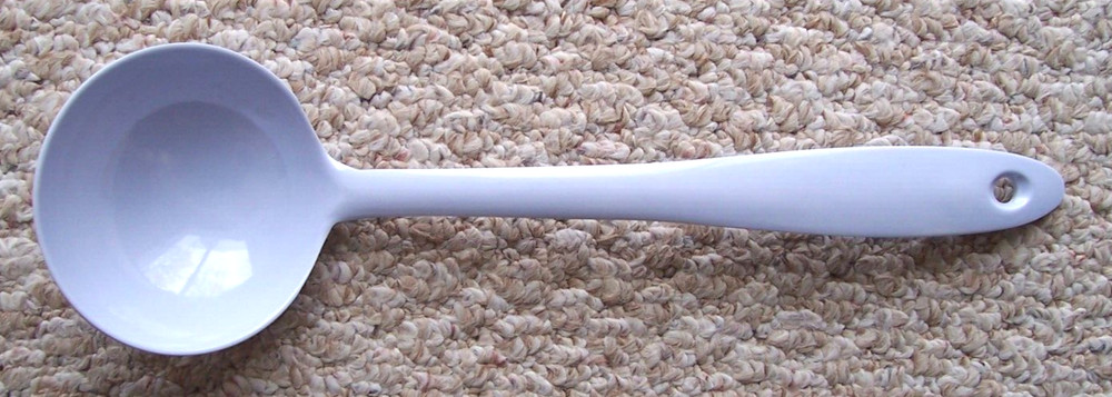 Unbranded Melamine White Ladle 13" Long