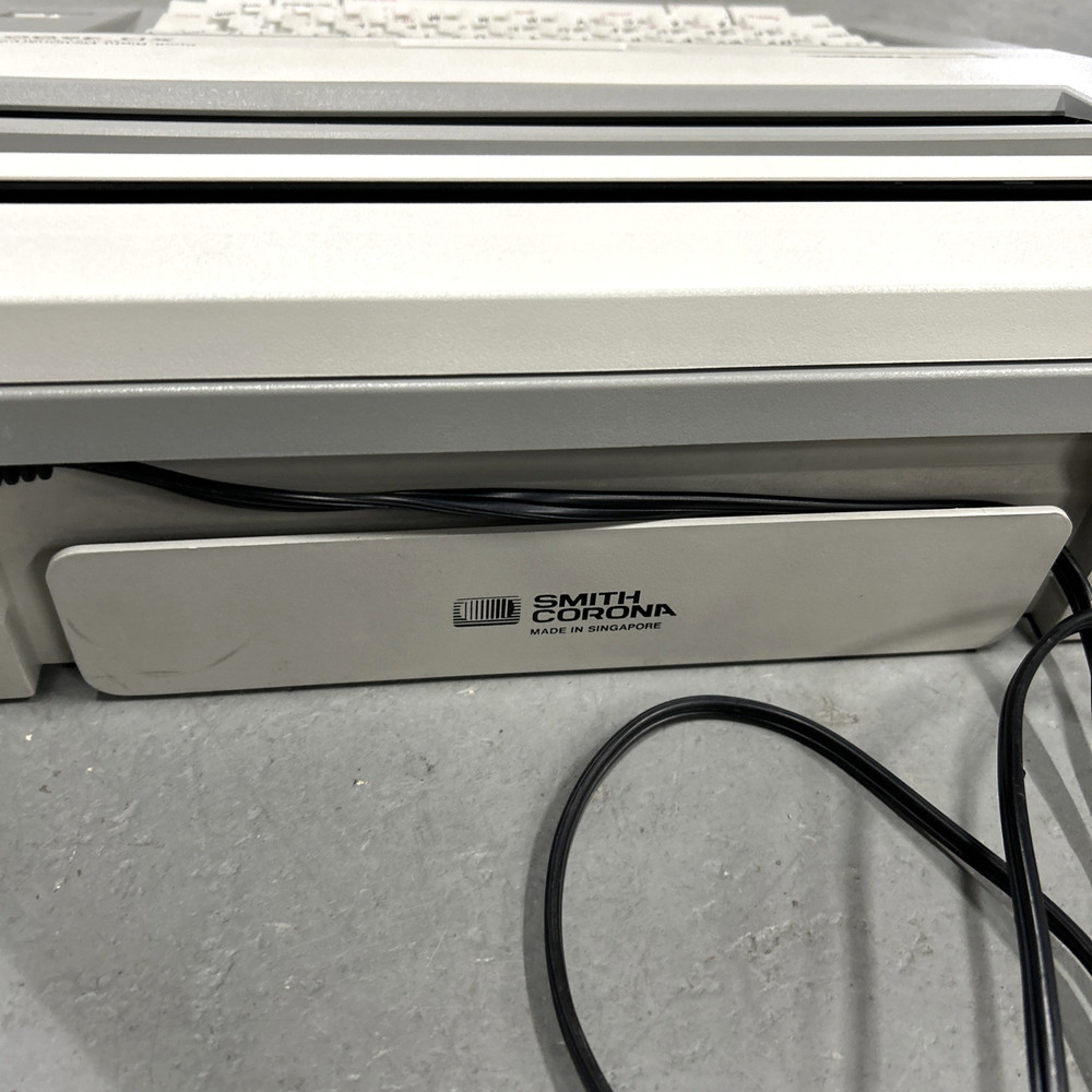 Smith Corona XD 4600 Electronic Memory Typewriter Spell-Right Dictionary Tested