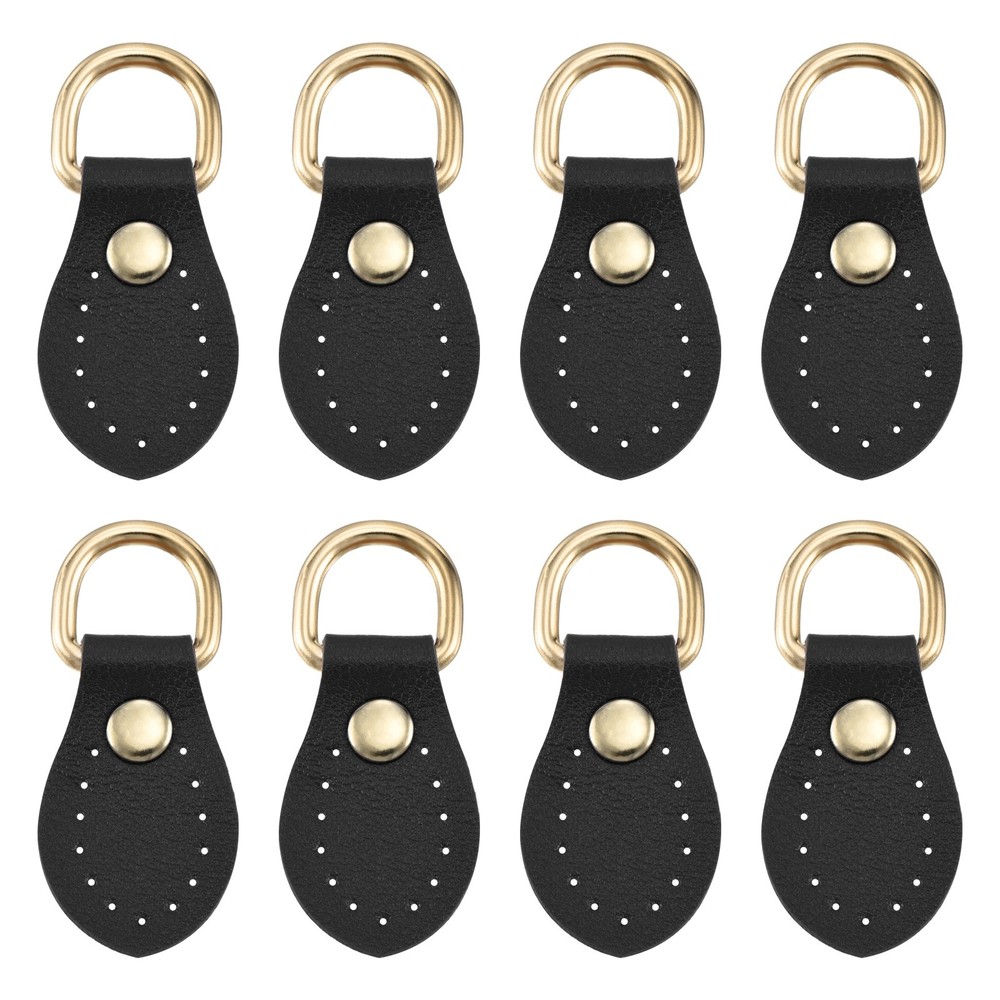 8 Shoulder Belt Mount Bag Hooks, Black