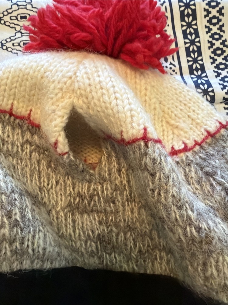 Sock Monkey Helmet Cover deLux