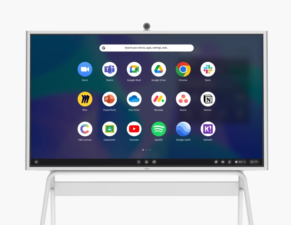 Vibe Interactive Smartboard Digital Display with Stand & Integrated Apps