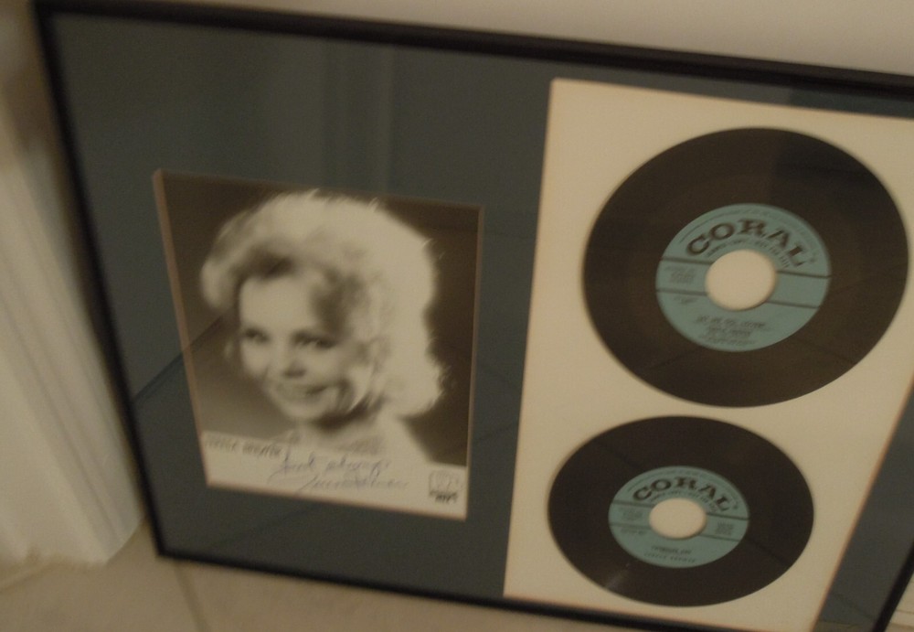 Teresa Brewer Record Photo Signed Framed
