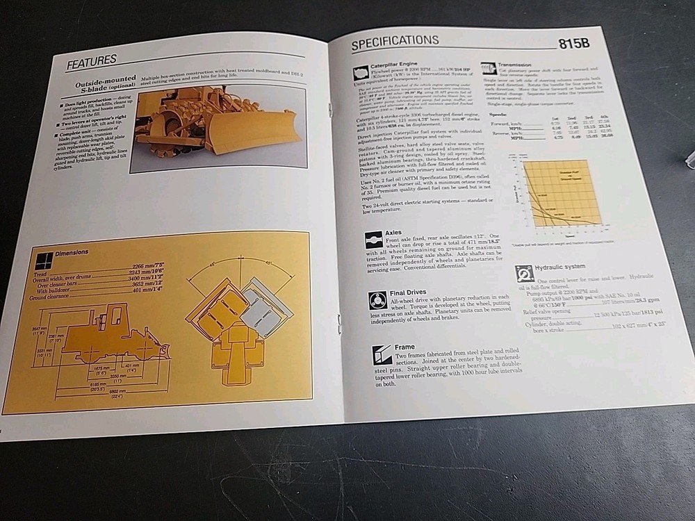 Caterpillar 815B Compactor Brochure
