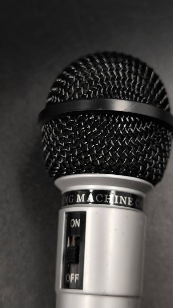 The Singing Machine Co Microphone Used Working Silver
