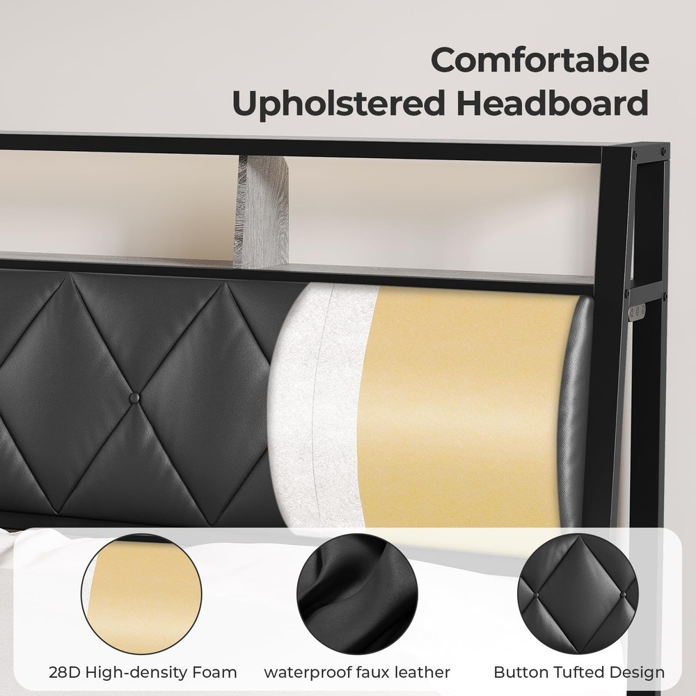 Queen Headboard Only Headboard for Queen Size Bed with Storage Upholstered Hea