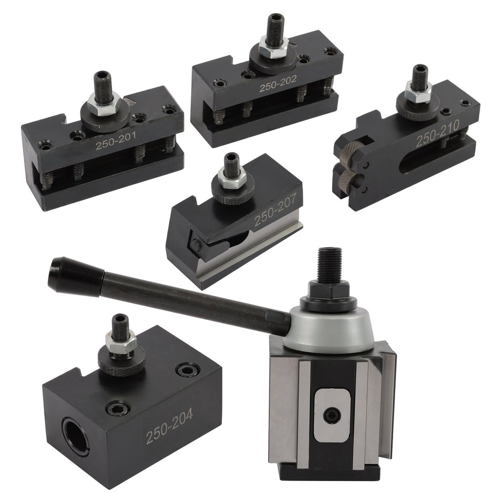 BXA Tool Post Set 250-200 Complete Quick Change System for Lathes