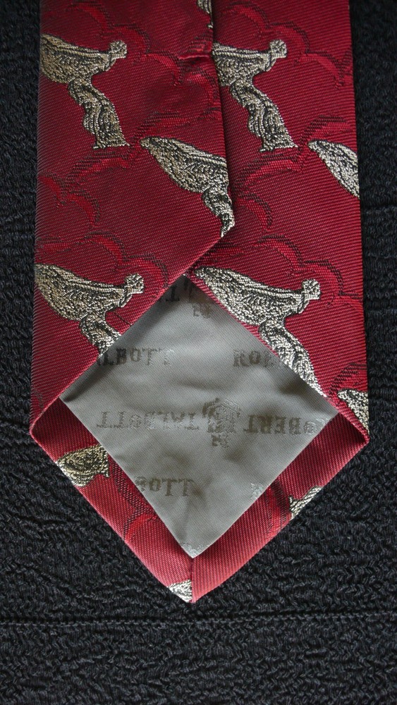 RARE Robert Talbott Carmel 1995 Pebble Beach Concours ROLLS-ROYCE Tie SUPERB