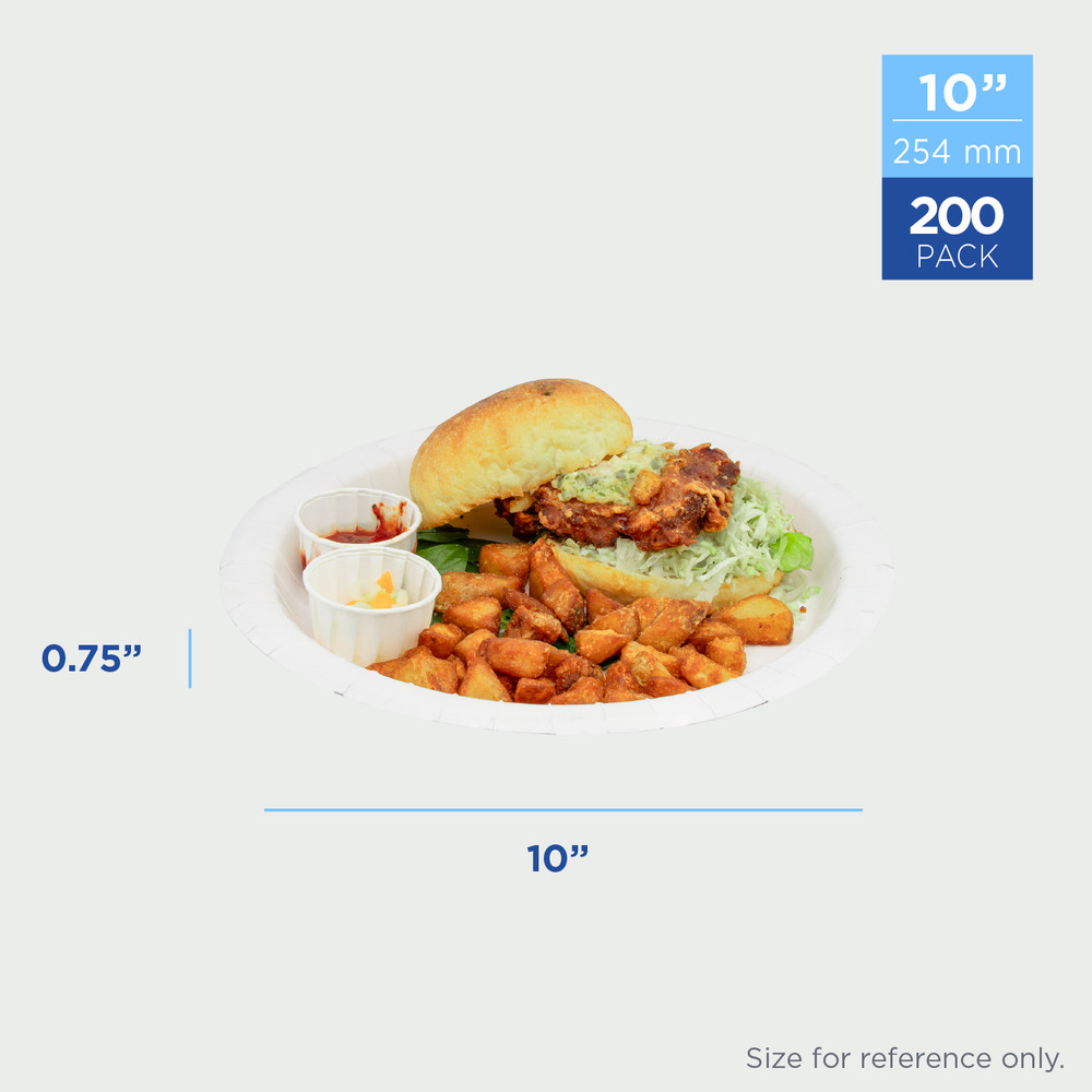 Karat 10" Paper Plate - 200 pcs