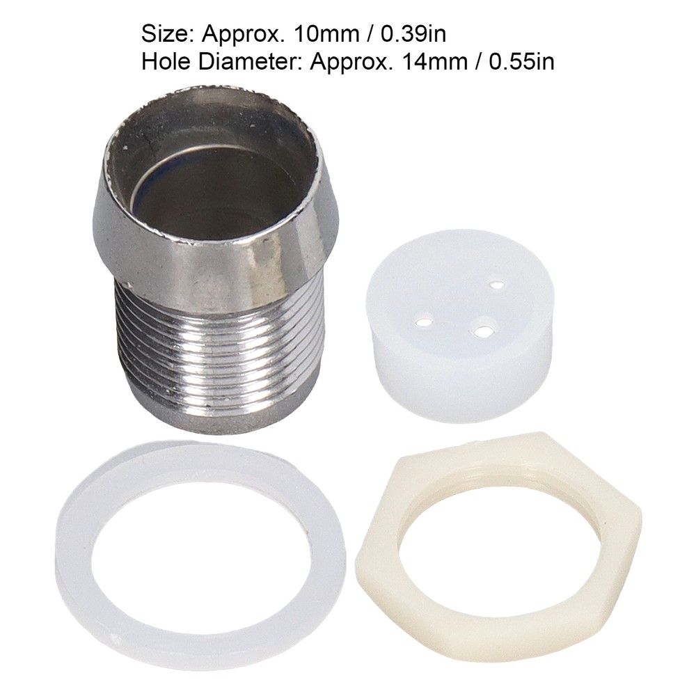 50 Set LED Holder Chrome Plated For Panel Mount Light Diode 10mm Popular