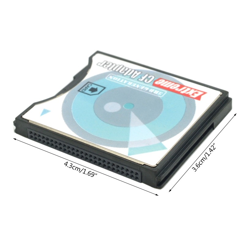 SDXC to CF High-Speed Extreme Compact Flash Type II Memory Card Adapter