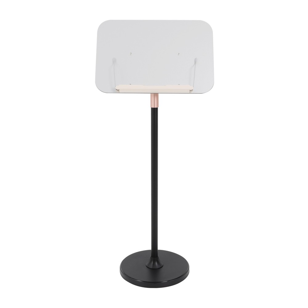 Portable Floor Lectern Podium Stand for Speech Presentation Adjustable Height