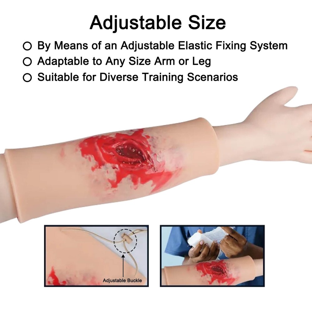 Trauma Training Model With Realistic Wound Emergency Medical Education Practice