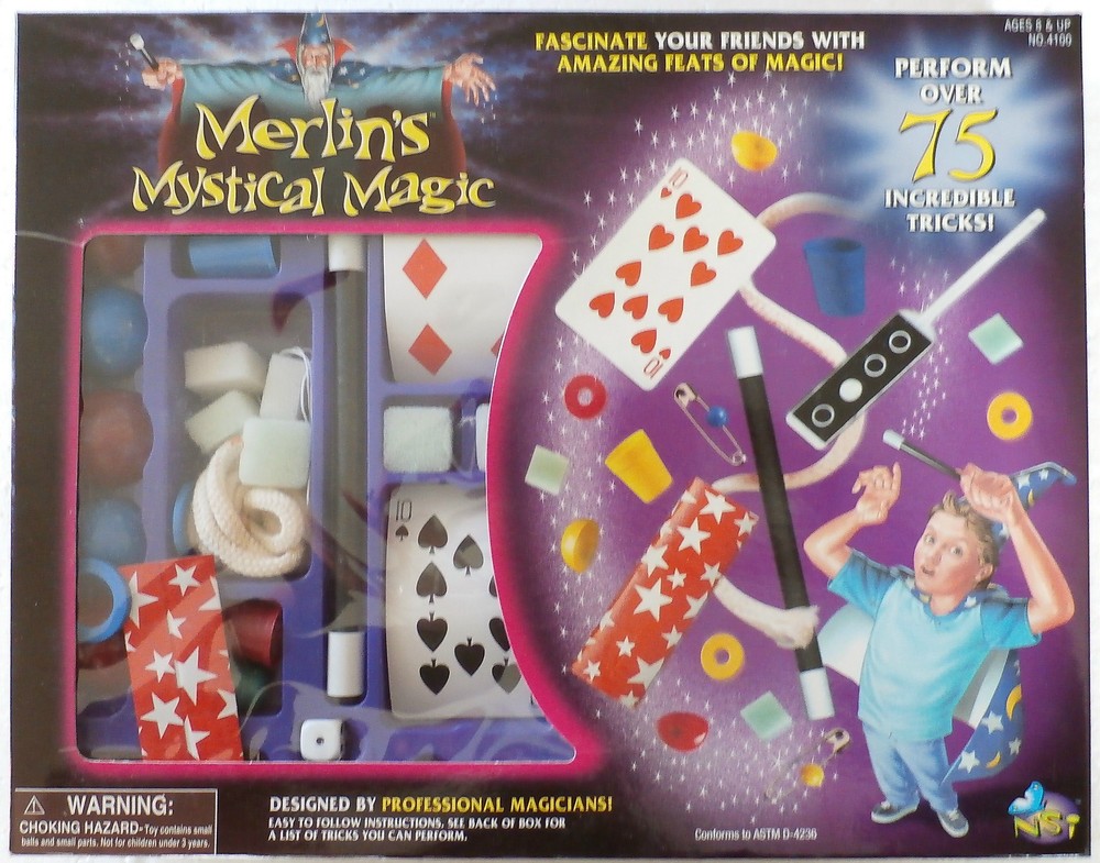 Merlin's Mystical Magic- Perform Over 75 Tricks (NSI) New in Box