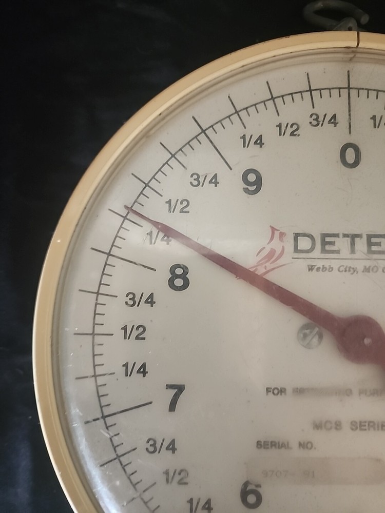 Cardinal Detecto MCS-Series 20lb x 1oz Dial Hanging Scale