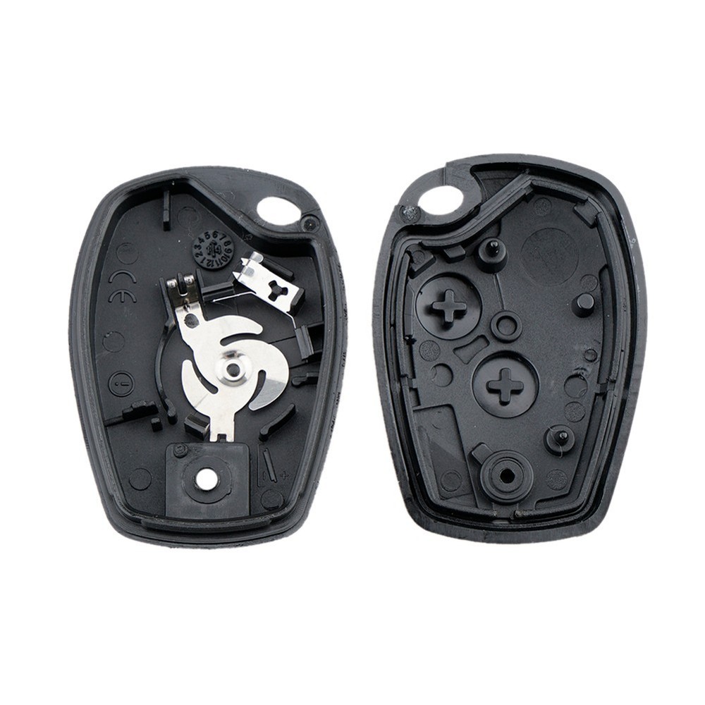 Long Lasting Key Shell Case for Renault Remote Control Key Black Color