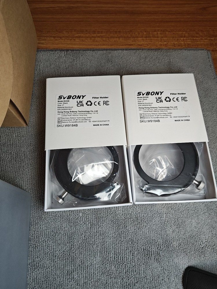 SVBony Filter Drawer Kit with 4 Drawers in total.