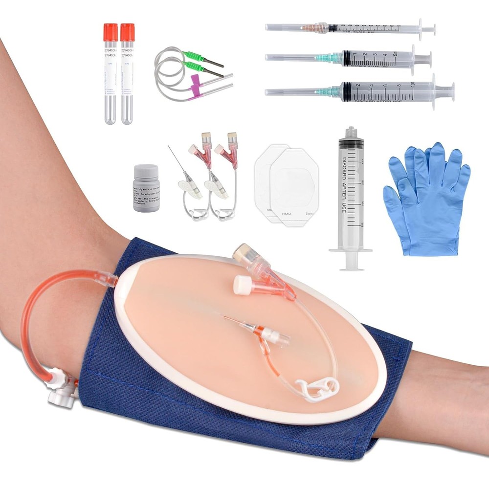 IV Insertion Practice Kit for Nursing Students Safer Venipuncture Training