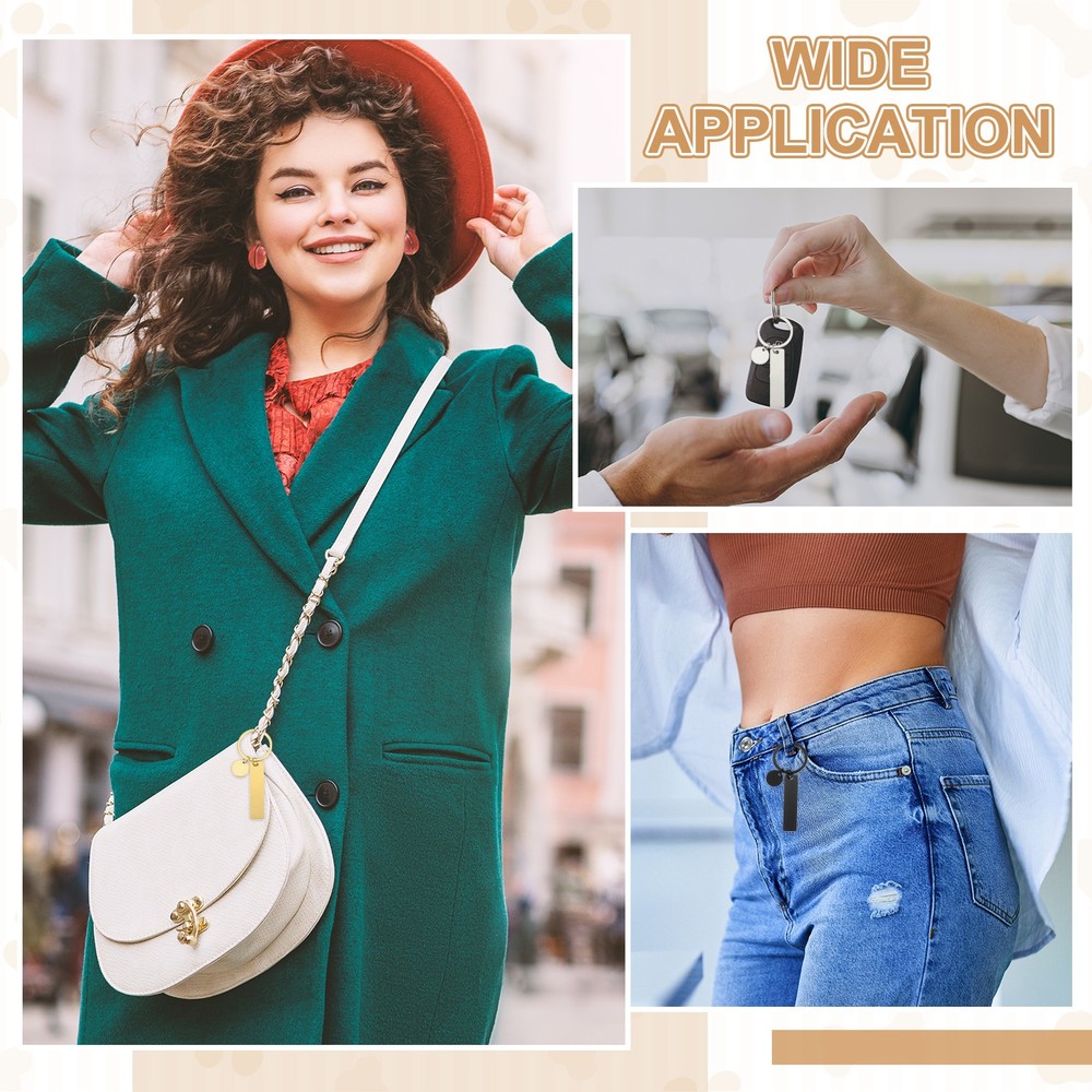 15Pcs Metal Engraving Keychain Blanks, Silver Tone(Rectangular)