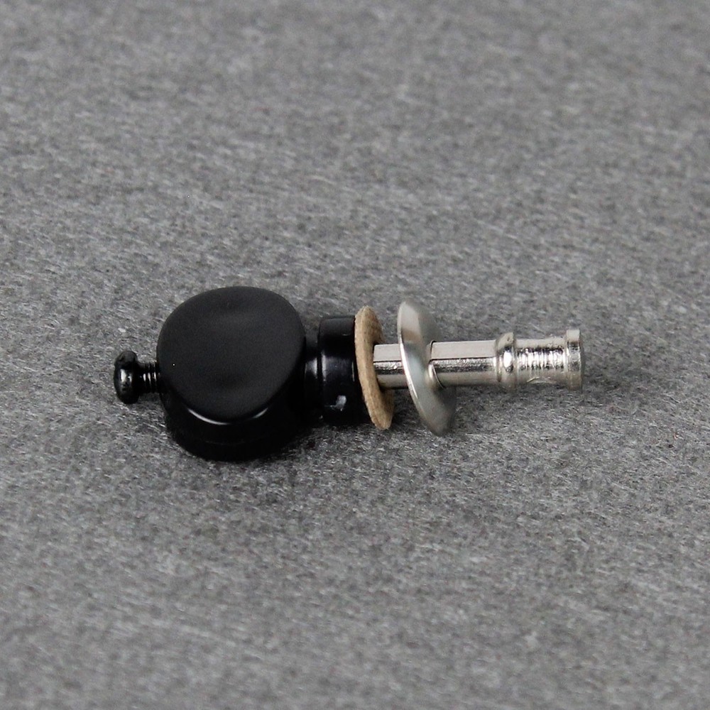 FLEOR 4 Black Ukulele Tuning Peg Key Pin Machine Head String Tuner Friction Peg