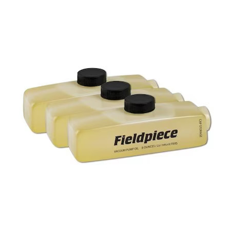 Fieldpiece Oil8x3 Refrigerant Evac Pump Oil, Pk 3