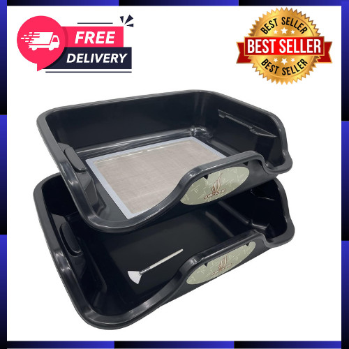 Tray with Replaceable 150 Micron Screen easy to use and handle