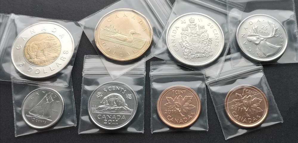 *** CANADA  2011  UNCIRCULATED  COINS  SET ***