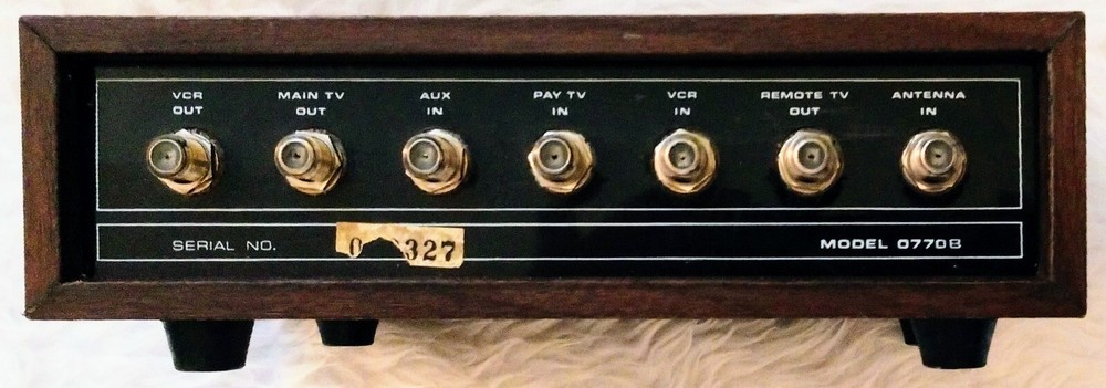 VTG Channel Master Video Control Center Model 0770B