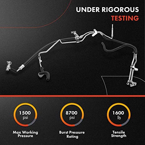 Power Steering Pressure & Return Hoses Line Assembly Compatible with Nissan