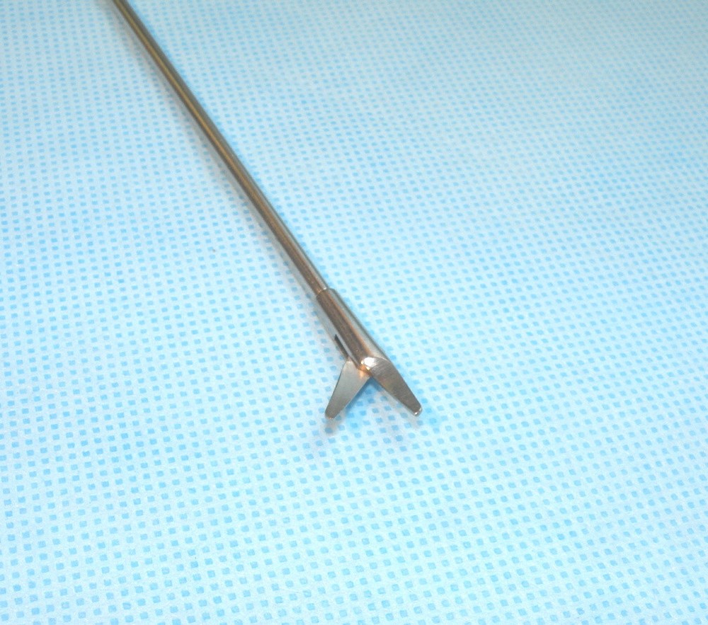 IMS Arthroscopy forceps Curved Left Scissor - Serrated, model 04-05