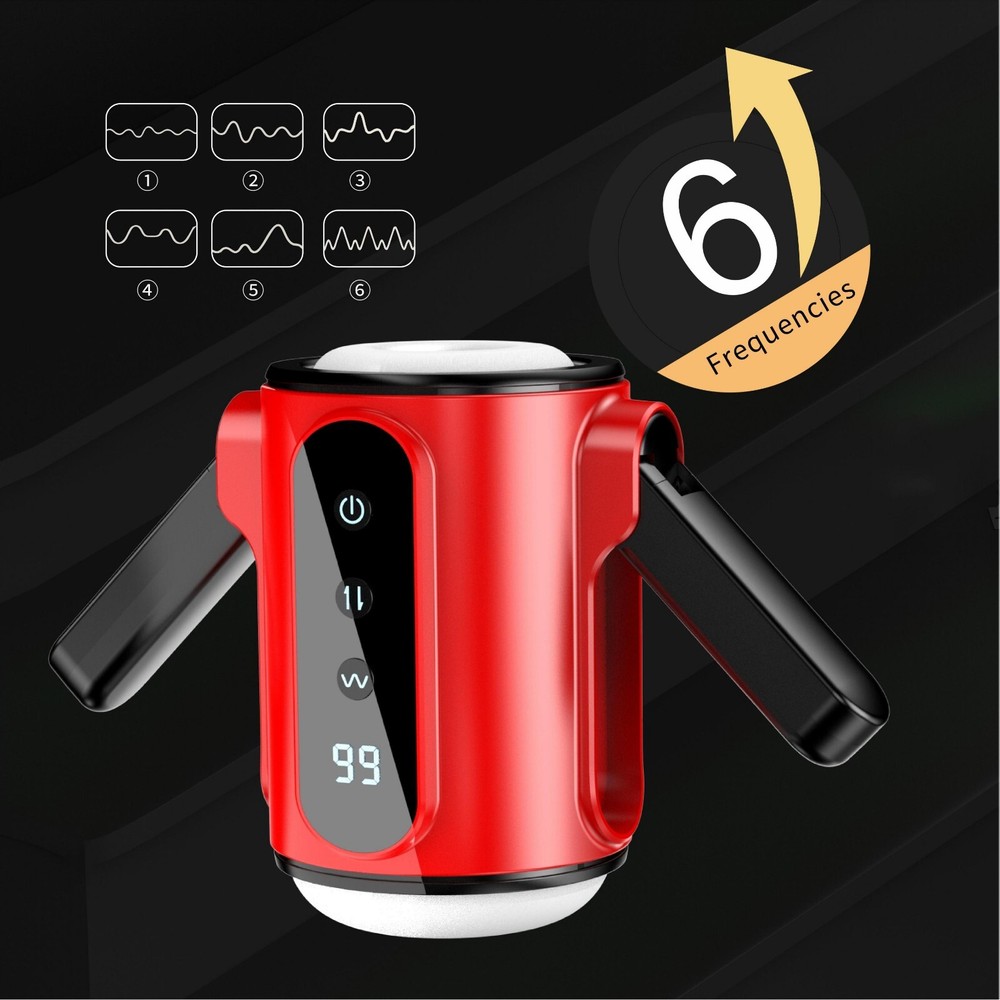 Automatic Handsfree Male Masturbaters Telescopic Thrusting Cup Stroker Lubricant