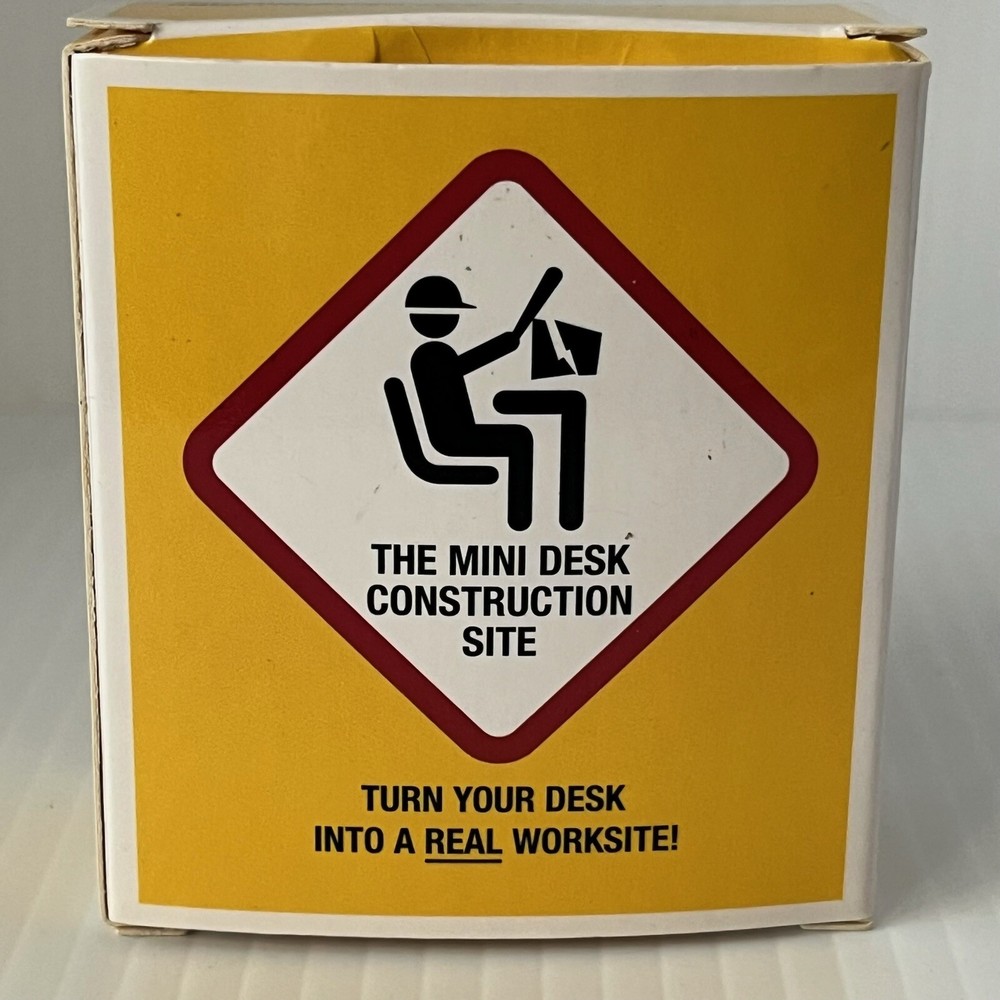 Running Press Mini Desk Construction Site Excellent Used Condition In Box