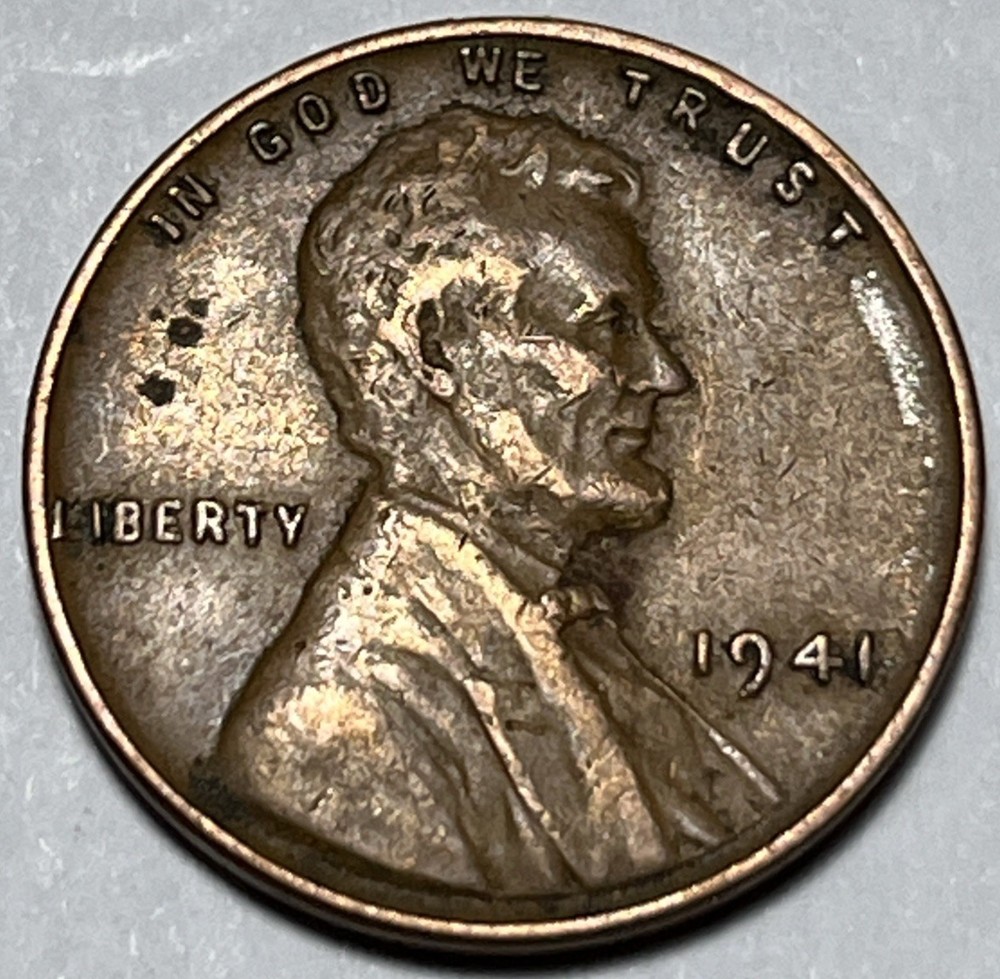 1941 Penny Error Slight Rotation Error